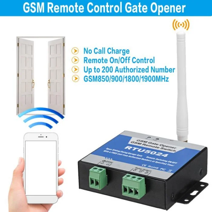 GSM Gate Opener Remote Switch RTU5024