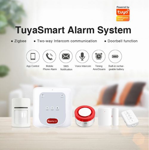 Enerna IoTech GSM WiFi Zigbee Smart Home Wireless Anti-theft Alarm System