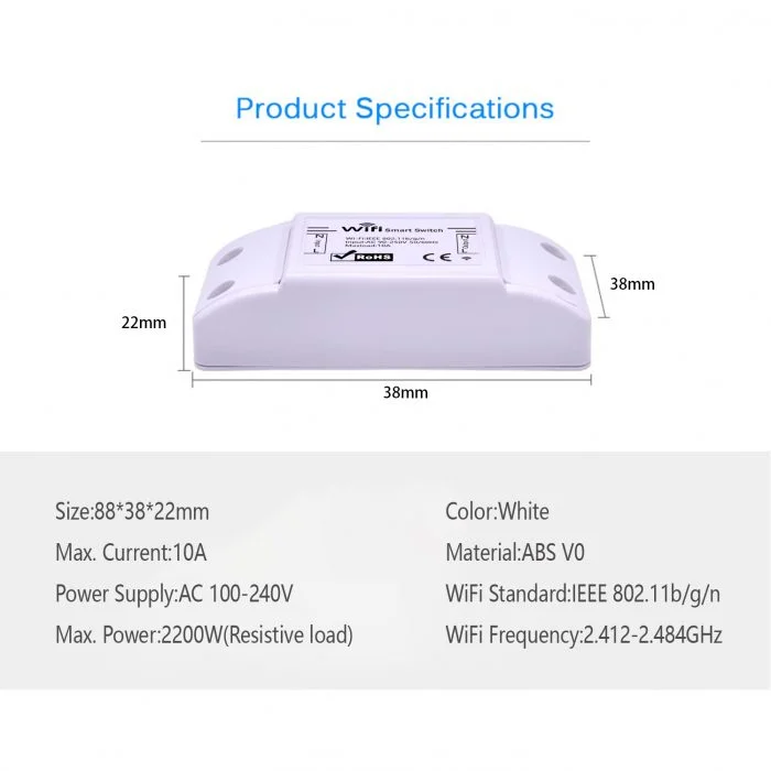 Enerna IoTech WiFi Home Appliance Remote Control Smart Switch
