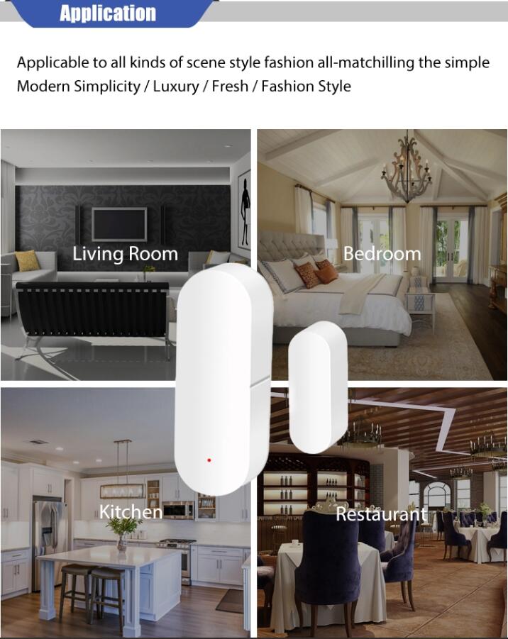 Enerna IoTech WiFi Mobile App Control Home Safety wireless Smart Door Window Sensor