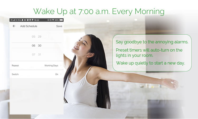 Enerna IoTech Remote Control Wireless WiFi Smart Touch Screen Digital Wall Light Switch