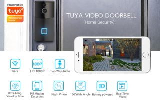 Enerna IoTech WIFI intercom monitoring wireless wide angle PIR intelligent video doorbell