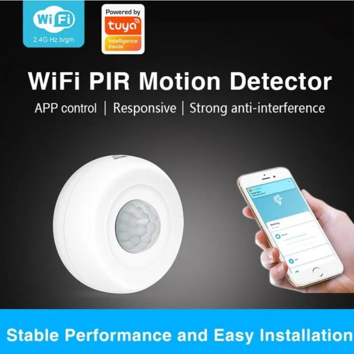 Enerna IoTech 360° Smart Automatic Ceiling Infrared PIR Alarm Sensor