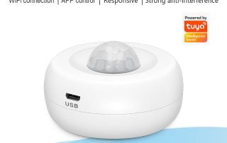 Enerna IoTech 360° WiFi Smart Wireless Ceiling PIR Motion Sensor Detector