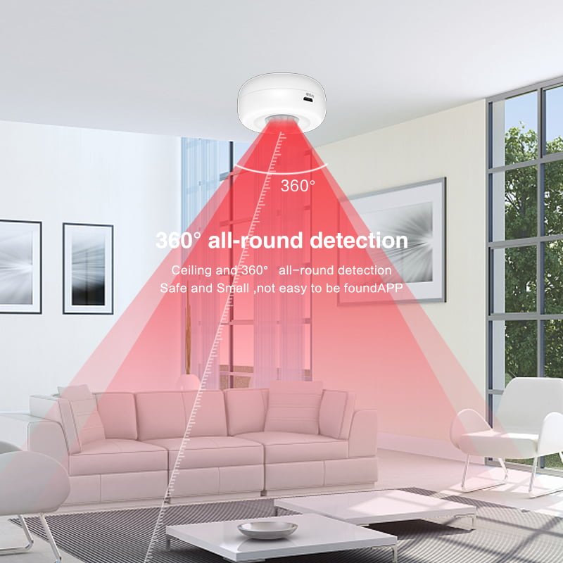 Enerna IoTech Ceiling Mount WiFi PIR Alarm Sensor