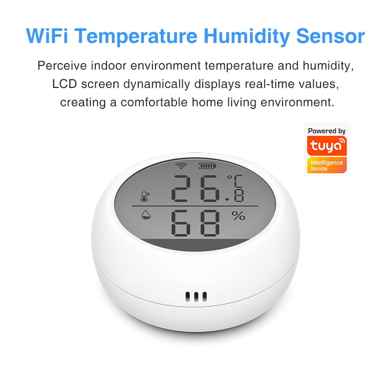 Enerna IoTech WIFI Smart Home Intelligent Temperature and Humidity Monitoring Sensor