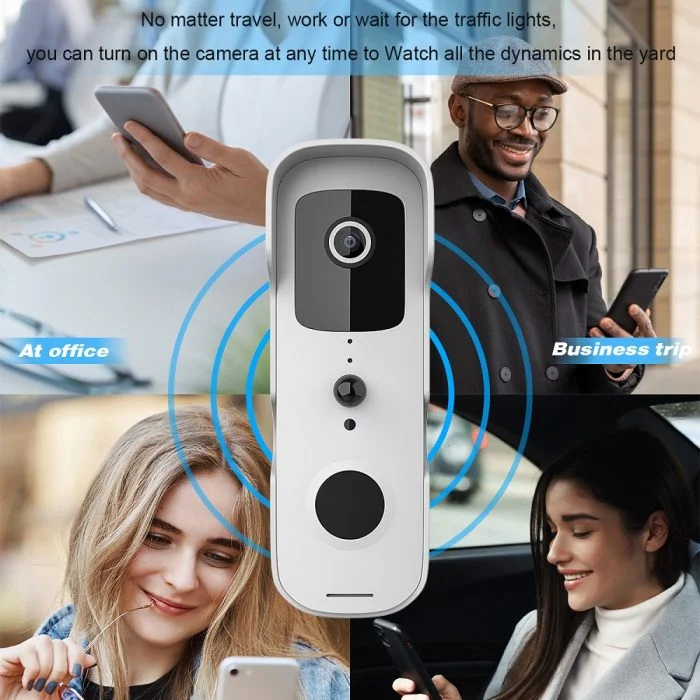 Enerna IoTech WiFi Smart Wireless Home Security IP Camera Doorbell