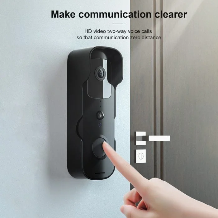 Enerna IoTech WiFi Tuya SmartLife APP Home Wireless PIR Security Camera Video Doorbell