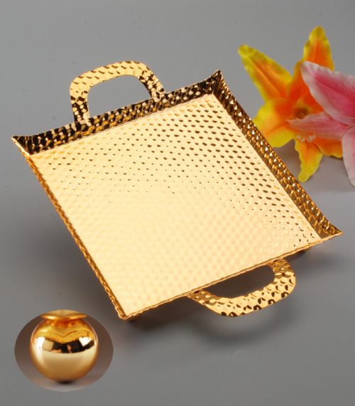 Enerna IoTech 10-inch-golden-square-plates