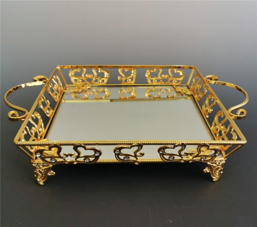 Enerna IoTech gold handle serving tray