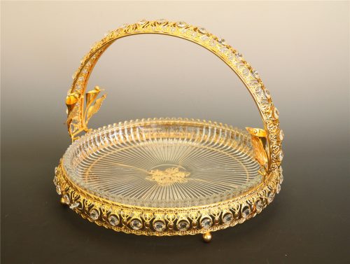 Enerna IoTech gold round glass fruit box