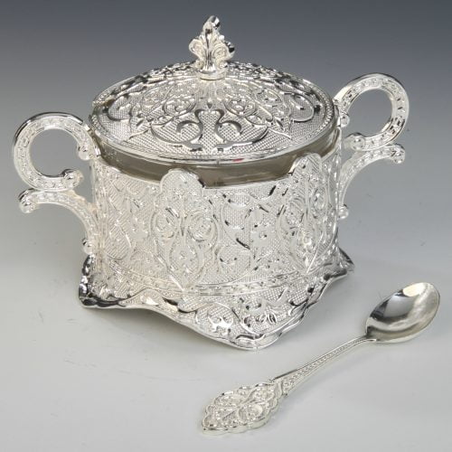 Enerna IoTech silver sugar bowl