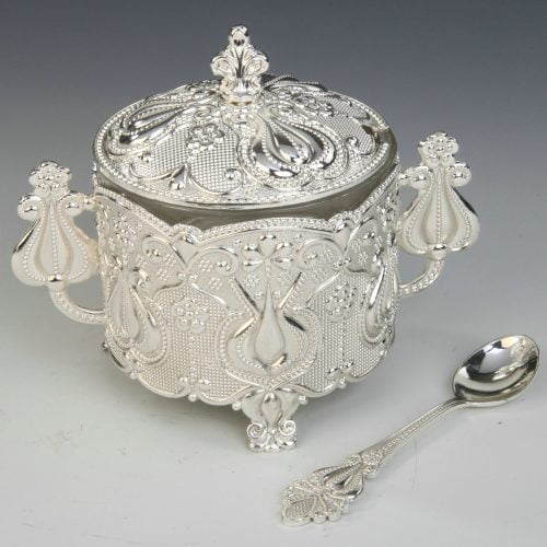 Enerna IoTech silver sugar container