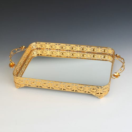 Enerna IoTech vintage serving metal tray