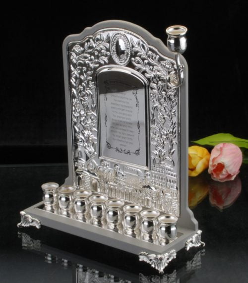 Enerna IoTech Judaica candlestick holders