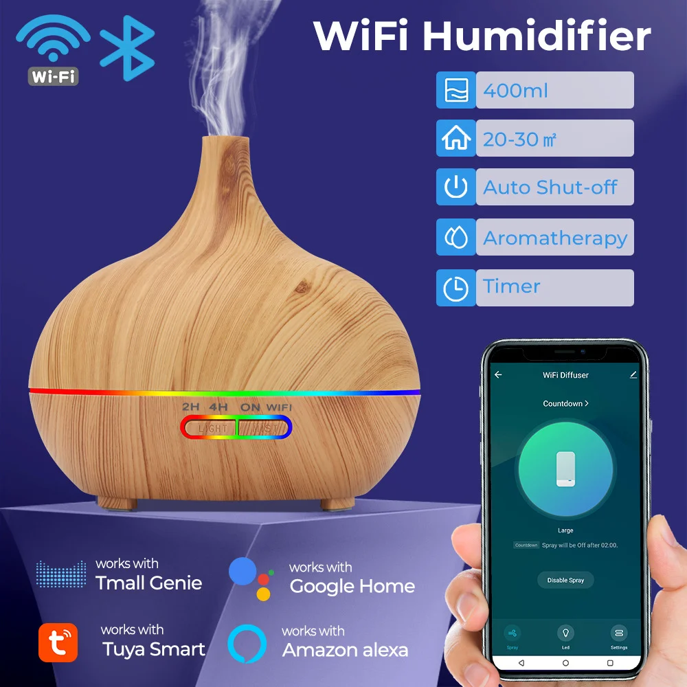 Enerna IoTech Remote Control Ultrasonic Air Humidifier