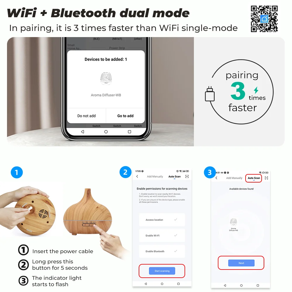 Enerna IoTech Tuya Smart WiFi Voice Control Air Humidifier